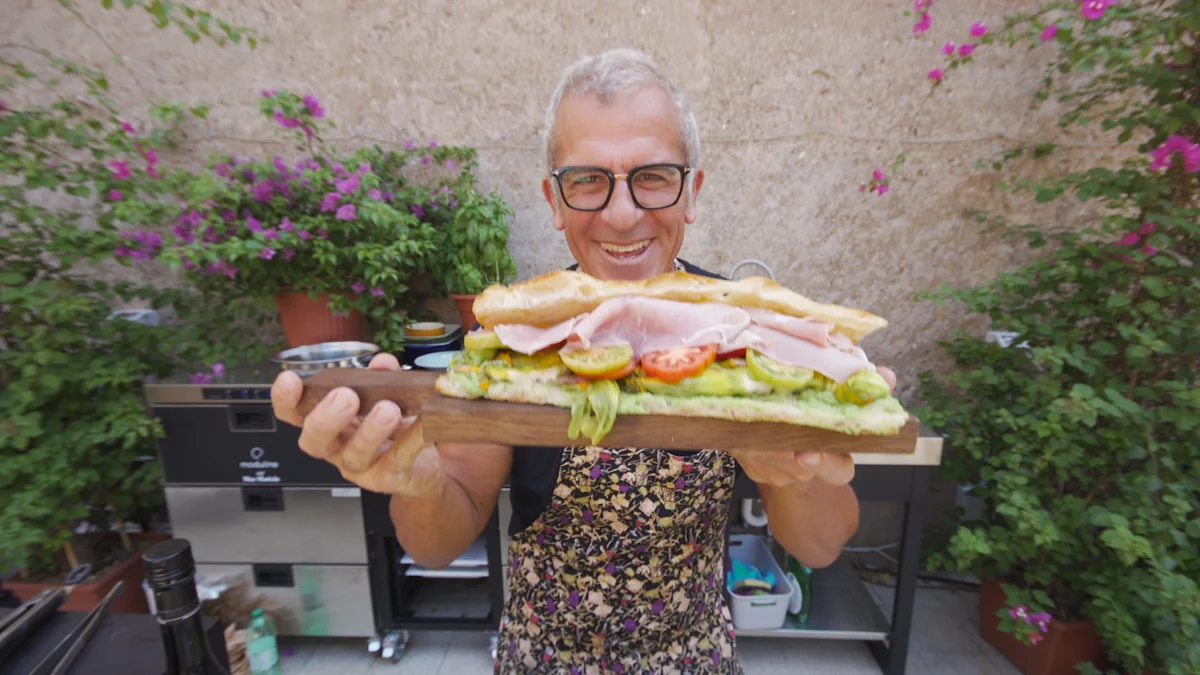 Max Mariola presenta la pizza romana farcita con San Giovanni